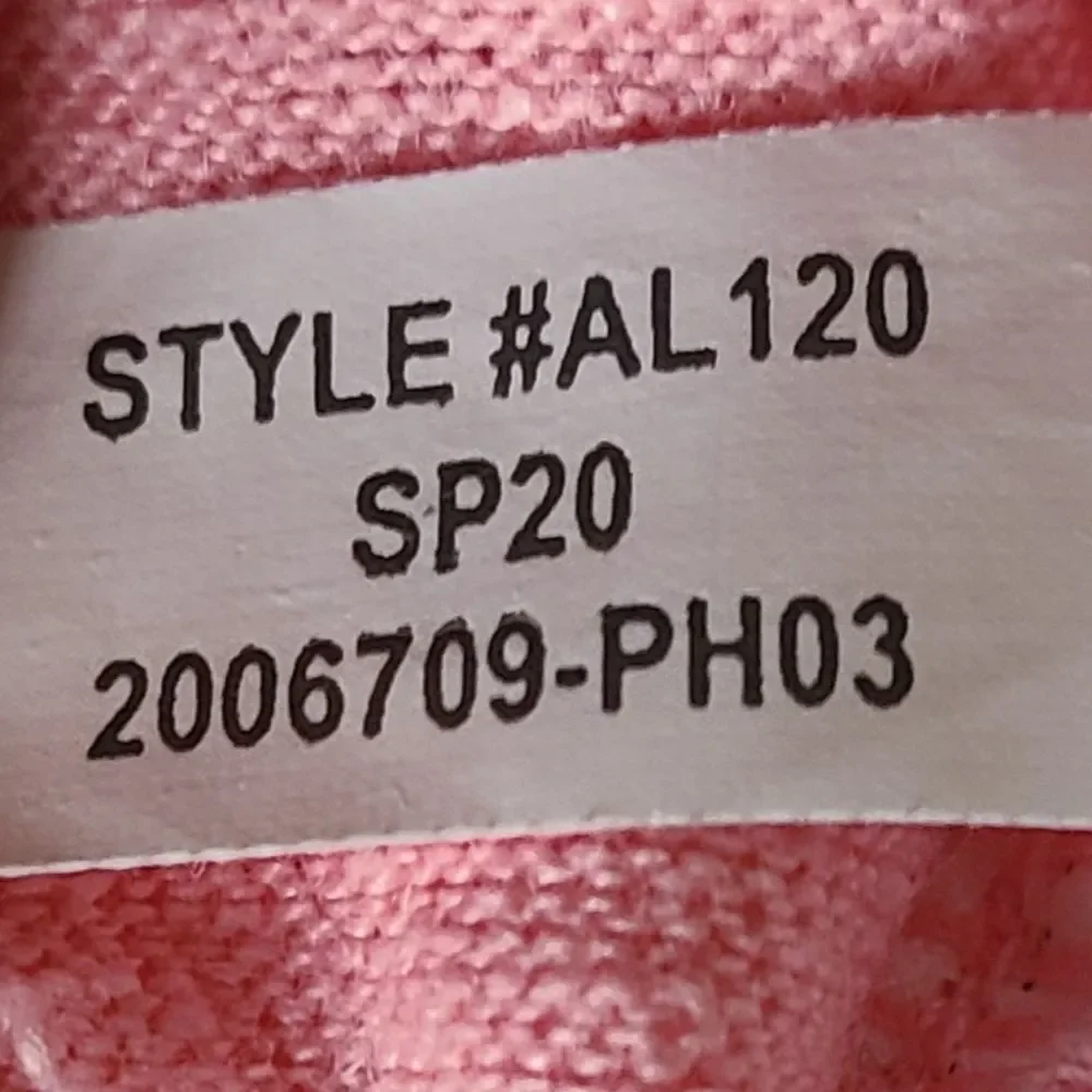 j. crew linen tiered tank top pink size S